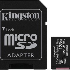 Card de memorie MicroSD Kingston Canvas Select Plus 128GB UHS-I 100MB/s cu adaptor