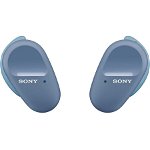 Casti True Wireless Sony Sport WF-SP800 Blue, Sony
