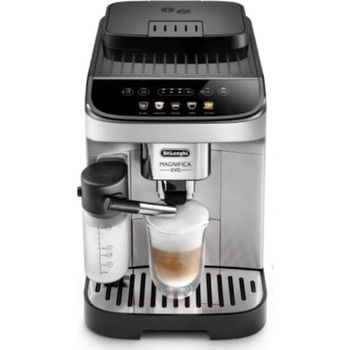 Espressor automat DeLonghi Magnifica Evo RO0132217161, Display tactil, 5 retete, 1.8 l, 15 bar, Argintiu