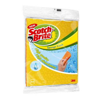 Laveta absorbanta Scotch-Brite 3 straturi 3 bucati/set, Scotch-Brite