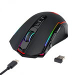 Mouse gaming wireless Redragon Ranger Lite negru iluminare RGB