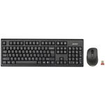 Kit tastatura + mouse A4tech 7100N, wireless, negru, A4TECH