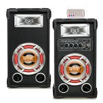 Boxe active Ailiang 601K-DT, 80 W, USB, Bluetooth, SD, FM, AUX, Karaoke, telecomanda
