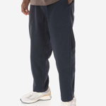 Gramicci pantaloni de bumbac Loose Tapered Pant culoarea bleumarin, lat, medium waist G103.OGT-cream, Gramicci