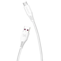 Cablu Date USB - Micro USB L2M 5A 2m Alb, Dudao