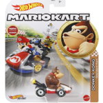 Masinuta Mattel Hot Wheels Mario Kart Donkey Kong, 1:64, Multicolor