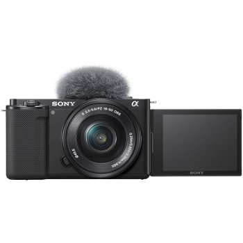 Aparat Foto Mirrorless  Alpha ZV-E10 24.2MP 4K Obiectiv  16-50mm Negru, Sony