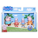 Set figurine Peppa Pig - Familia Pig in vacanta