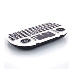 Tastatura Wireless Techstar® i8, Alb, Air Mouse Touchpad 2.4ghz pentru Android TV si Mini PC, Techstar