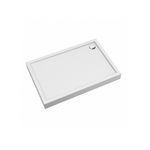 Cadita dus OMNIRES CAMDEN, inaltime 12 cm, Alb lucios,acril sanitar, dimensiune 80x100