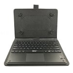 Husa tableta bluetooth cu Touchpad MRG C-363, 10 inch, cu Tastatura, Negru C363, 