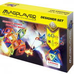 Set de constructie magnetic - 83 piese