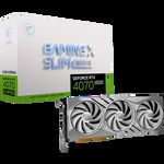 Placa Video MSI GeForce RTX 4070 SUPER 12G GAMING X SLIM WHITE 12GB GDDR6X 192 biti, MSI