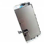 Display iPhone 8 Plus LCD Alb Complet Cu Tablita Metalica Si Conector Amprenta, Apple