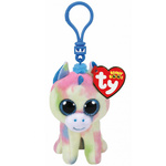 Plus breloc TY 8.5 cm unicorn albastru