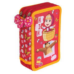 Penar 3 fermoare 20.5x12.5x7cm Masha, Litera