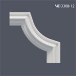 Coltar decorativ MDD308-12 pentru braul MDD308F, 24 X 24 X 6.5 cm, Mardom Decor , Mardom Decor