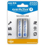 Baterie Reincarcabila Ni-MH R6 AA 2000 mAh Silver Line 2pack, everActive