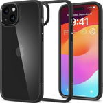 Carcasa Spigen Ultra Hybrid compatibila cu iPhone 15 Plus Matte Black