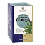 Ceai de frunze de Canepa Sonnentor, bio, 18 plicuri, 27 g, Sonnentor