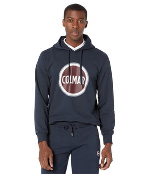 Imbracaminte Barbati Samuel B Jewelry Colmar Print Blend Fleece Hoodie Navy Blue, Samuel B Jewelry