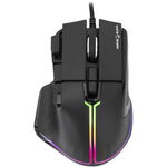 Mouse Gaming GM-9006 MARROK RGB cu Fir 12000DPI Negru/Galben, White Shark