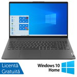 Laptop Nou Lenovo IdeaPad 5 15ITL05, Intel Core i7-1165G7 1.20-4.70GHz, 8GB DDR4, 256GB SSD, 15.6 Inch Full HD, Windows 10 Home, Graphite Gray, LENOVO
