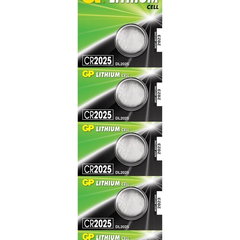 Baterie, GP, Litiu, Argintiu, CR2025