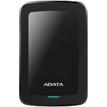 HDD extern, Adata, HV300, 2.5 inch, 4 TB, USB 3.0, Negru