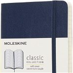 Carnet - Classic - Pocket, Soft Cover, Squared - Sapphire Blue | Moleskine, Moleskine