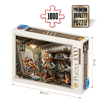 Puzzle Pinocchio - Puzzle adulți 1000 piese - Classic Tales, D-Toys
