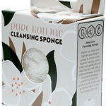 Burete Kinjac - Pure Konjac Cleansing Sponge White, Puckator