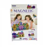 Joc de constructie magnetic 3D, 108 piese, -