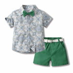 Costum elegant pentru baietei - Green, SuperBaby