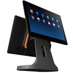Sunmi Sistem desktop SUNMI POS SYSTEM, T2 LITE L1573, Qualcomm Snapdragon, 15.6inch + 15.6inch Customer Display, RAM 4GB, Flash 64GB, Android 9.0, Negru Orange, Sunmi