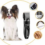 Aparat de tuns profesional pentru cani cu acumulator, lama titan + ceramica, incarcare USB, culoare Neagra, model AVX-WT-BLACK-T10, AVEX