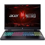 Laptop Acer Nitro 16 AN16-51-554N cu procesor Intel® Core® i5-13420H pana la 4.7GHz, 16, WUXGA, 165Hz, IPS, 16GB DDR5 RAM, 512GB SSD, NVIDIA® GeForce RTX™ 4050 6GB GDDR6, No OS, Black, Acer