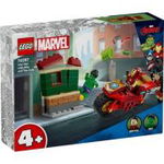 LEGO Marvel: Iron Man cu motocicleta si Hulk 76287, 4 ani+, 68 piese