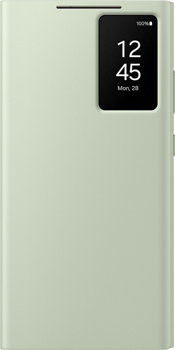 Husa de protectie Samsung Smart View Wallet Case pentru Galaxy S24 Ultra, LIGHT GREEN, Samsung