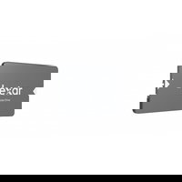 LEXAR NS100 1TB SSD, 2.5”, SATA (6Gb/s), up to 550MB/s Read and 500 MB/s write EAN: 843367117222, LEXAR