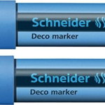 Marker cu creta lichida Deco Schneider 260, 5-15 mm, Albastru, Schneider