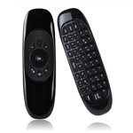 Tastatura Wireless Techstar® R15, QWERTY, Air Mouse, Telecomanda Mini, Wireless 2.4G, Gyroscop, pentru IR PC, Smart TV, Android Box