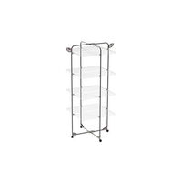 Uscator rufe vertical Studio Casa Torre 40, alb + gri, otel, 1550 x 680 x 40 mm