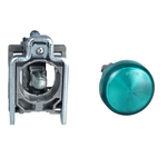 Lampa Pilot Rotunda Ø 22 - Ip65 - Verde - Led Integral - 24 V - Papuci - Atex, Schneider