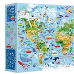 Usborne Atlas and Jigsaw The World (Usborne Book and Jigsaw)