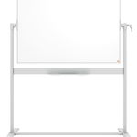 Tabla mobila NOBO Classic, otel emailat, 120x90 cm, magnetica, include marker si tavita, alb, Nobo