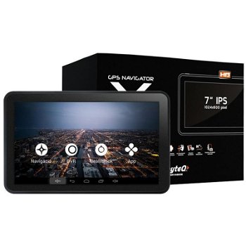 Navigatie GPS WayteQ x995 MAX, afisaj de 7 inchi, Android, stocare 8 GB, fara harta, negru