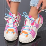 Pantofi Sport, culoare Multicolor, material Textil - cod: P11447, ABC