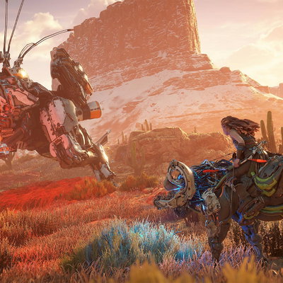 Joc PS5 Horizon Zero Dawn Remastered Edition, gra de actiune RPG, grafica imbunatatita, 1-2 jucatori PLAYSTATION