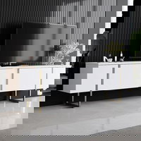 Comoda TV din pal si metal